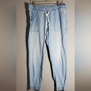 Medium Garage Sky Blue Drawstrinh Jogger Pants